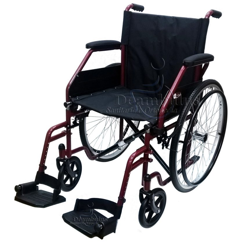 sedia a rotelle pieghevole per anziani disabili seduta da 43 - foto-5648