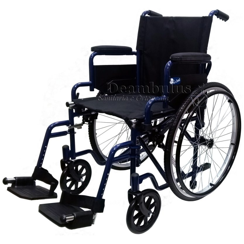sedia a rotelle pieghevole con ruote estraibili 40 - foto-2406