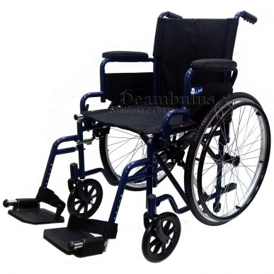 sedia a rotelle pieghevole con ruote estraibili 46 - foto