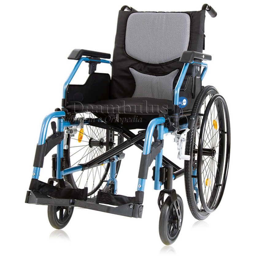 sedia a rotelle per disabili carrozzina leggera in alluminio - foto-1770pr